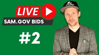 SAM.gov LIVE Bid Training #2 | Federal Government Contracts Solicitations