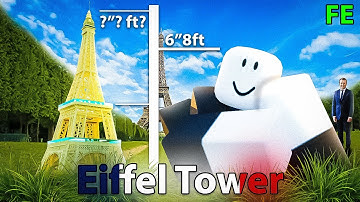 Roblox Fe Script Showcase Episode#272/Fe Eiffel Tower