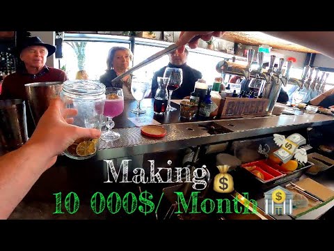 A Week In My Bartending Life Making 10 000 Per Month !!!