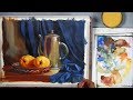 Realistic still life in acrylic  step by step painting