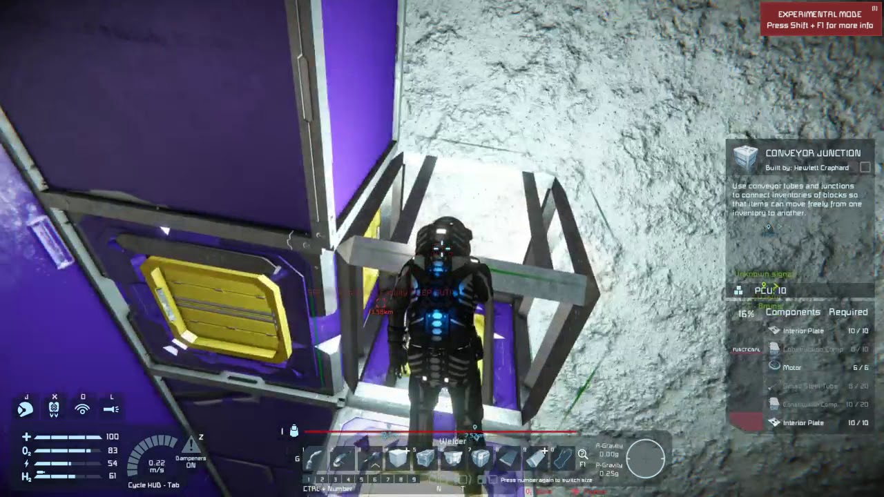 Space Engineers: Crashed Red Ship on the Moon With Pirates Pt8 - YouTube