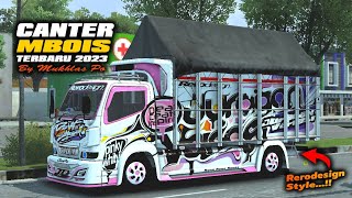 SHARE!! MOD TRUCK CANTER MBOIS TERBARU 2023 BY MUKHLAS || MOD BUSSID TERBARU