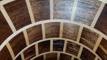 Woodturning a Brick Vase, Walnut with Maple