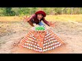 The guy show Amazing Smart and Useful in Forest With Candy#bushcraft#survival#campingtips