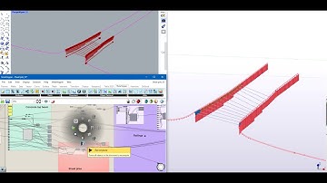 Sheet pile walls modeling using Tekla Structures, Rhinoceros and Grasshopper