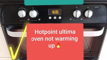 Hotpoint oven not heating up ,easy repair❄✔🔥