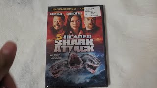 3 Headed Shark Attack 2015 Asylum Home Entertainment Dvd Unboxing Review