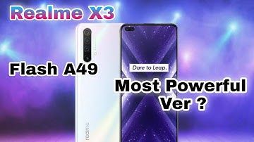 How to flash custom rom or A49 in Realme X3 | Most Powerful version? | Realme X3 custom rom