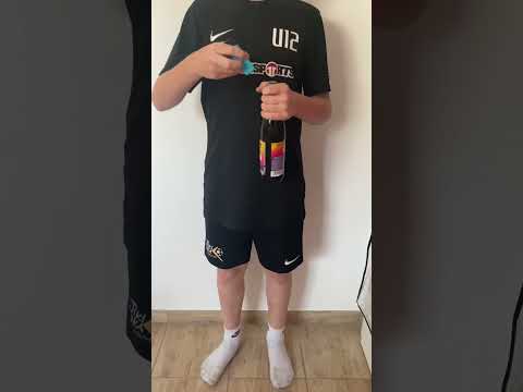 How top Open Paulaner Spezi mit Feuerzeug #spezi #howto