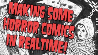 Drawing Gory Horror Comics in Realtime While We "Kayfabe Effect" RED ROOM to 2,000 Pre-Orders!