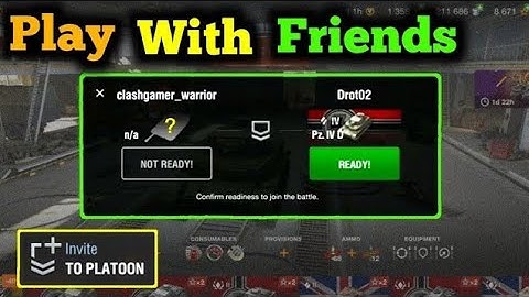 How To Play With 1 or More Friends in World of Tanks Blitz