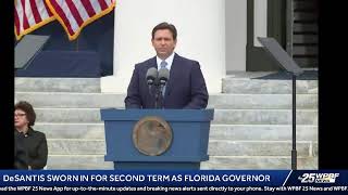 LIVE: DeSantis sworn in for second term as Florida governor