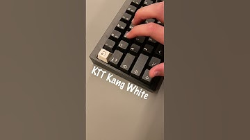KTT Kang White: smooth and creamy linear switch #keyboard #foryou