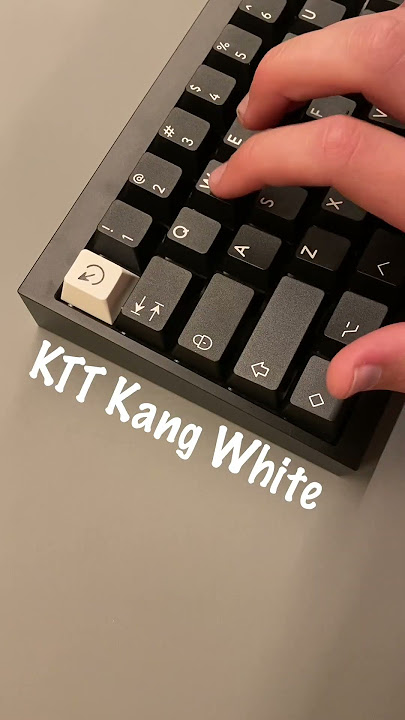 KTT Kang White: smooth and creamy linear switch #keyboard #foryou