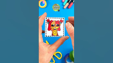 Paper Craft Trick with Scary DogDay by Smiling Critters #smilingcritters #papercraft #poppyplaytime