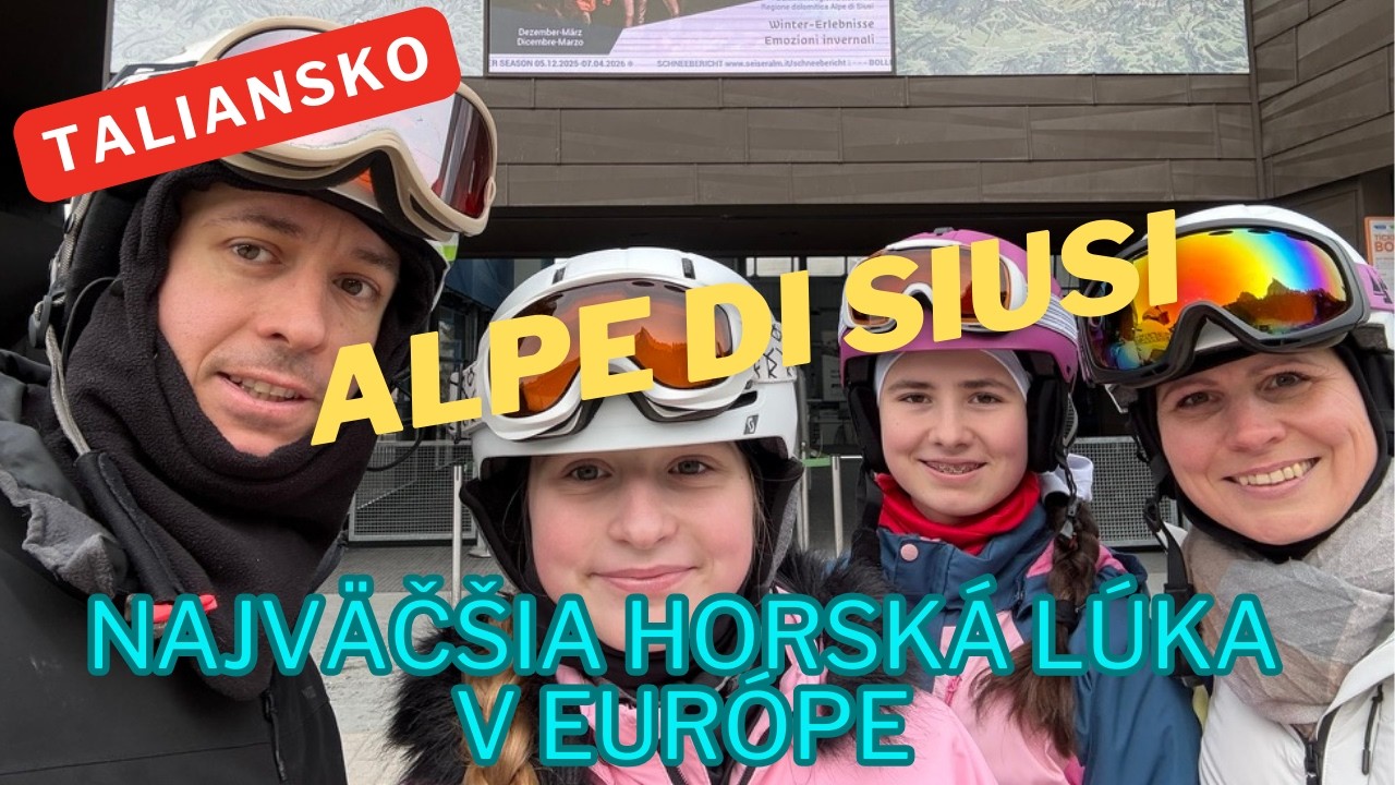 Najväčšia horská lúka v Európe - Alpe di siussi