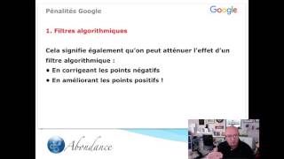 Les Pénalités Google : Filtres Algorithmiques (Vidéo SEO Abondance)