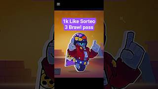 1k Like sorteo 3 Brawl pass #brawlstars #supercell #brawlstarsgame