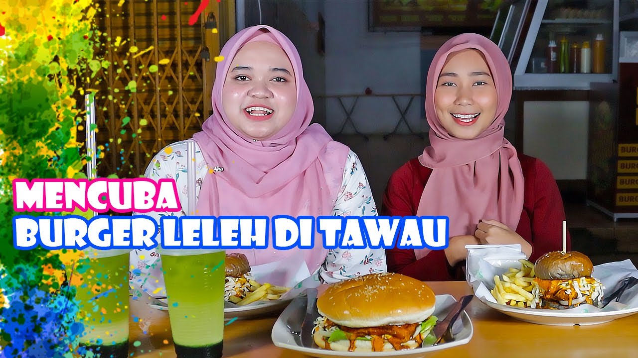 Burger Cheese Leleh di tawau.. YouTube