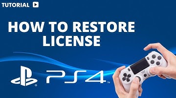 How to restore and verify license on PS4