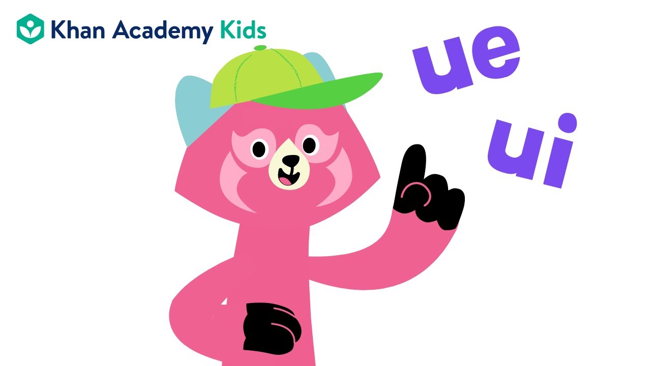 Words with -ue and -ui | Vowel Teams | Learn to Read with Khan Academy Kids