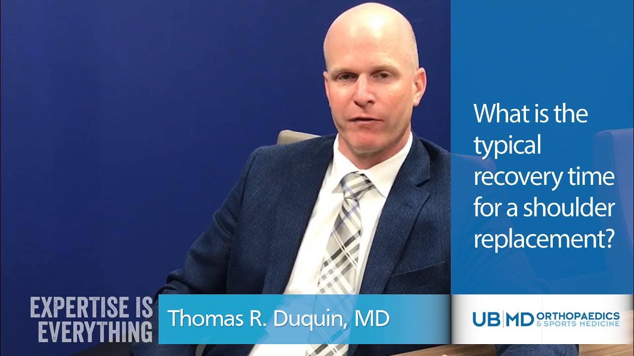 Typical Recovery after a Shoulder Replacement YouTube