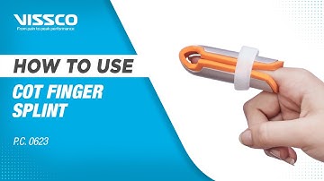 How to Wear and When to Use a Cot Finger Splint | Vissco Cot Finger Splint