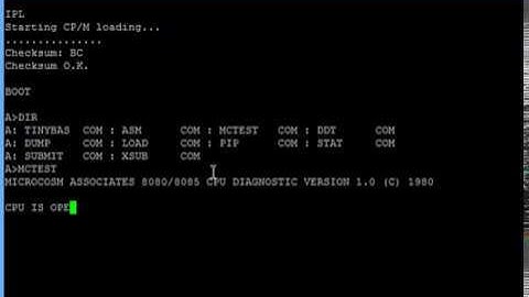 CP/M 2.2 & Arduino Nano 3.0