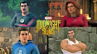 Marvel's Midnight Suns PS5 - All Character Friendship Scenes (4K 60FPS)