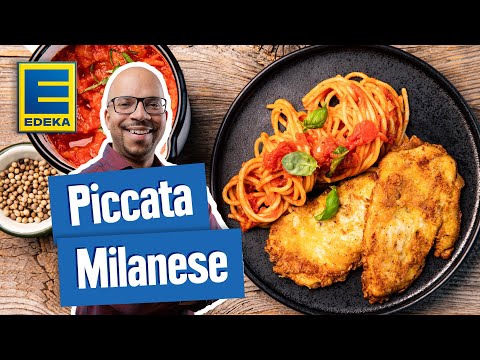 Piccata Milanese | Italienisches Hähnchenbrustfilet in würziger Panade