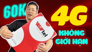 ĐÁNH GIÁ SIM WINTEL KHÔNG GIỚI HẠN 4G, GIÁ QUÁ BẤT NGỜ!!!