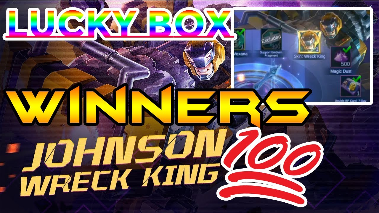 Johnson Wreck King Epic Skin Winners Compilation | Lucky ...