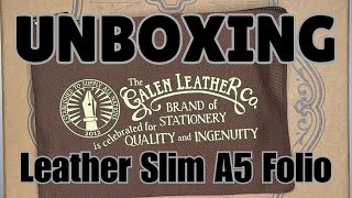 Unboxing & Review: Galen Leather Slim A5 Notebook Cover in Crazy Horse Brown - Worth the Hype