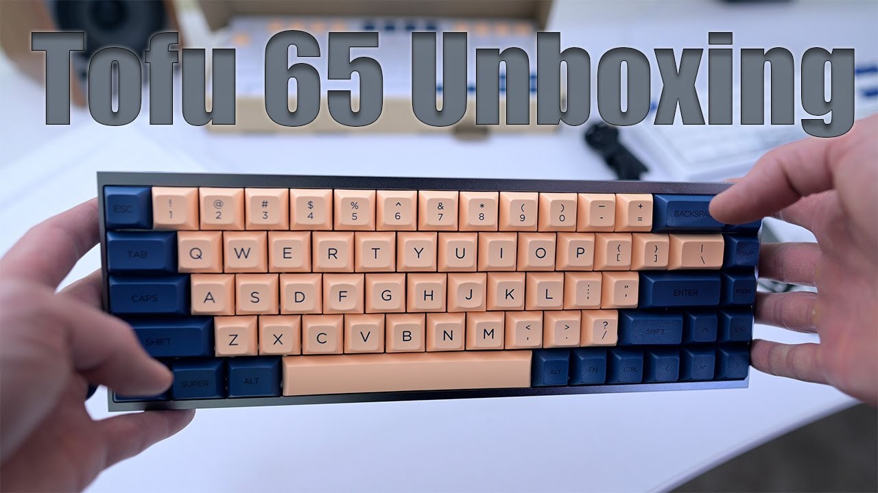 TOFU 65 Custom Mechanical Keyboard Unboxing Zealio switched. YouTube