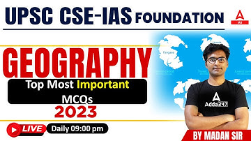 UPSC Prelims 2023 Top Most IMPORTANT MCQs | UPSC Foundation Course By Madan Sir