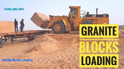 Granite Block Loading For Factory (VII)