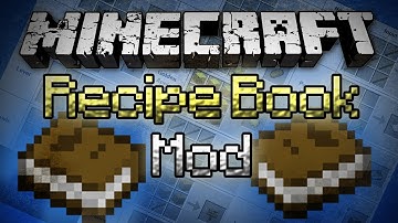 Minecraft: Recipe Book Mod - In-Game Crafting Helper!