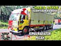 Supir madura paksa gas truck terguncang keras sampai kipas pecah