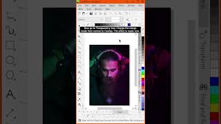 A Short Video on How to Create Light Effect In CorelDraw | shorts coreldraw duallightingeffect