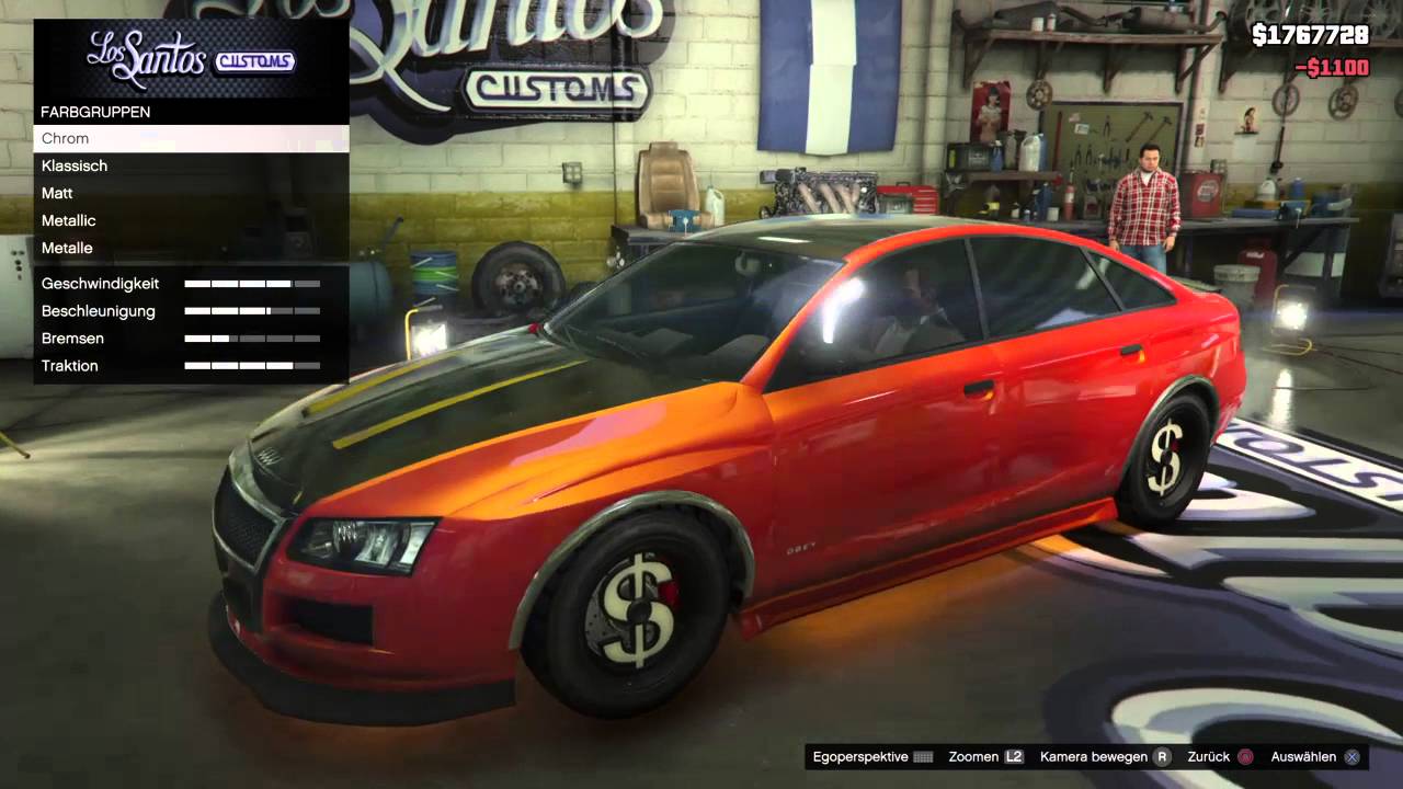 Grand Theft Auto V Michaels Auto tunen ! YouTube