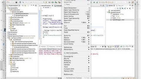Kafka Producer API and Consumer API