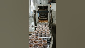 Automatic mushroom bottle filling machine