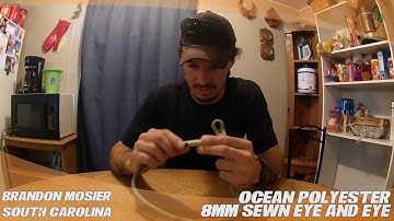 8mm Ocean Polyester Sewn Eye and Eye - TreeStuff.com Customer Brandon Mosier