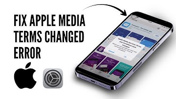 How to Fix Apple Media Terms and Conditions have Changed Error in iOS 16