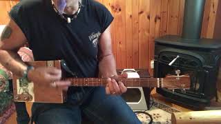 Breakdown Tom Petty lesson for 3 string Cigar Box Guitars