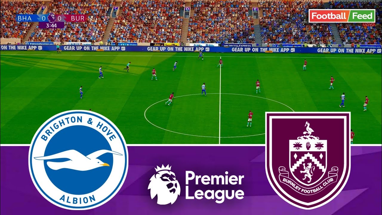 Брайтон против Бернли | Премьер-лига 2025/26: полный матч | Симуляция в PES 21