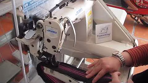JUKI MS-1261 Three Needle Feed-Off-The-Arm Chainstitch Sewing Machine for Heavy- Duty Secondhand