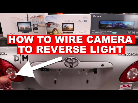 How to CONNECT BACKUP CAMERA to REVERSE LIGHT (How to use Wire Tap Connectors CORRECTLY)
