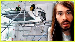 MoistCr1tikal Reacts To  Atlas Gets A Grip  By Boston Dynamics reacts