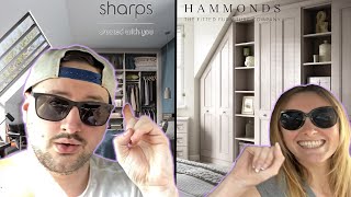 Fitted Wardrobe Comparison - Sharps & Hammonds 🏡 - Vlog 9